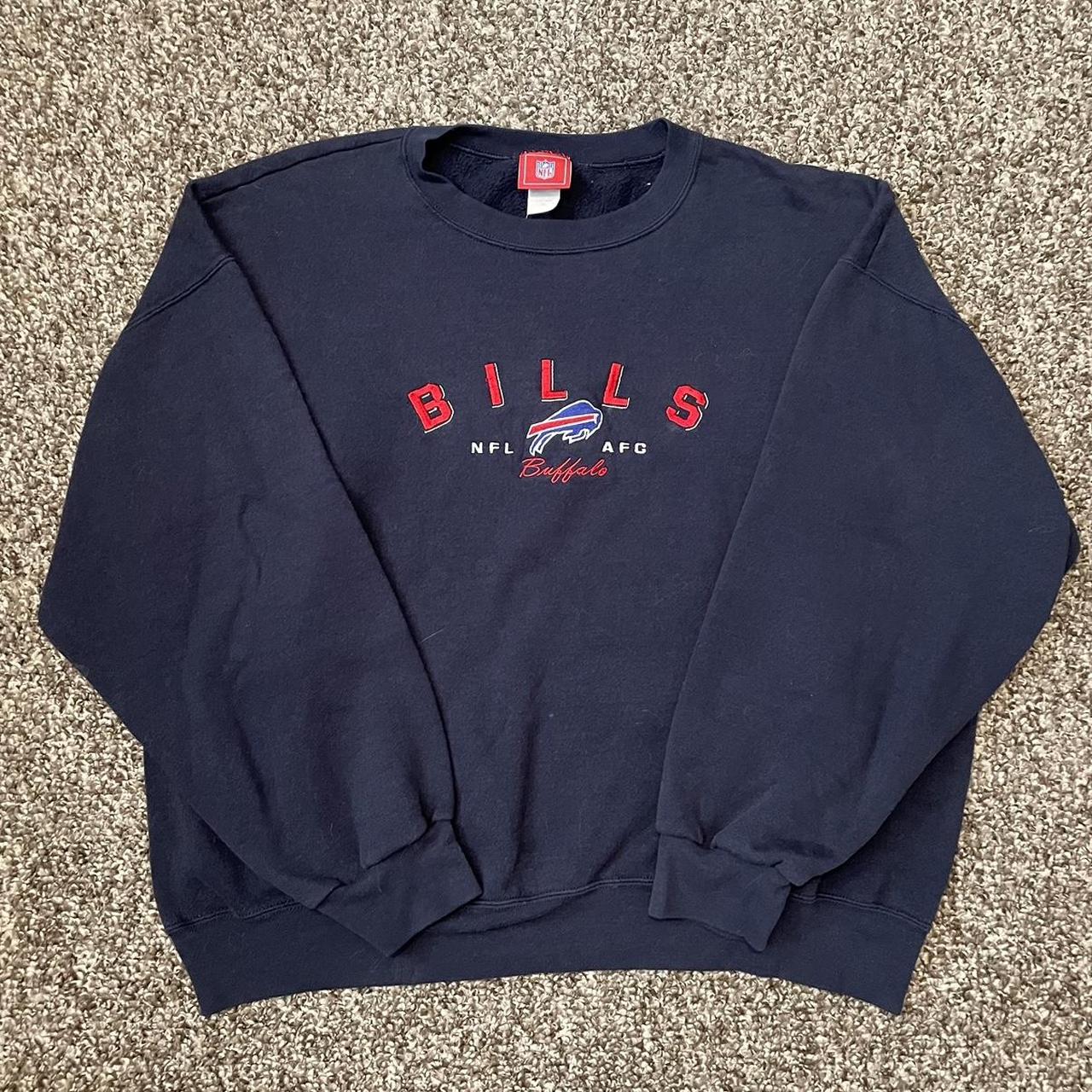 Adidas Vintage Embroidered Buffalo Bills Football - Depop