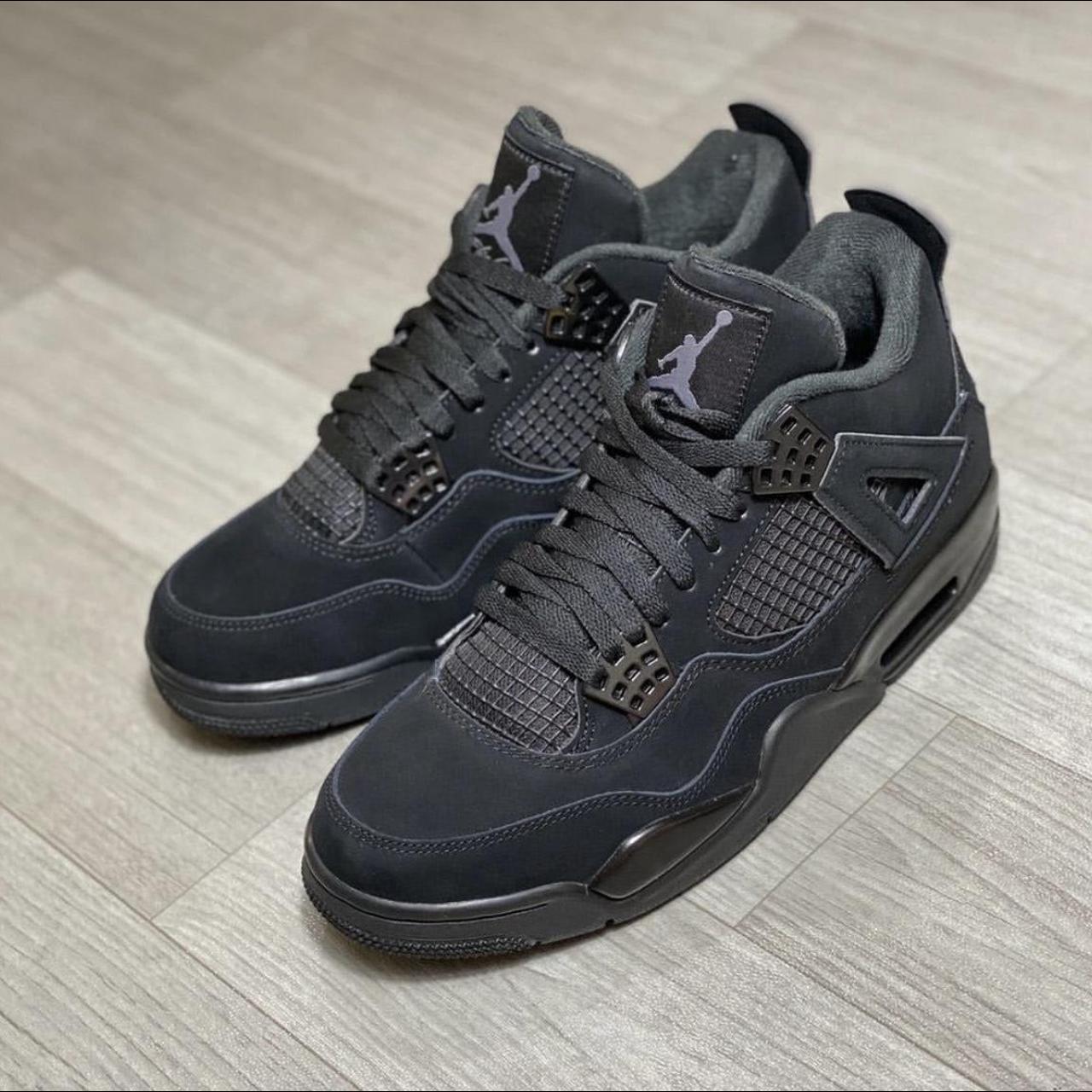 black cats jordan 4 gs