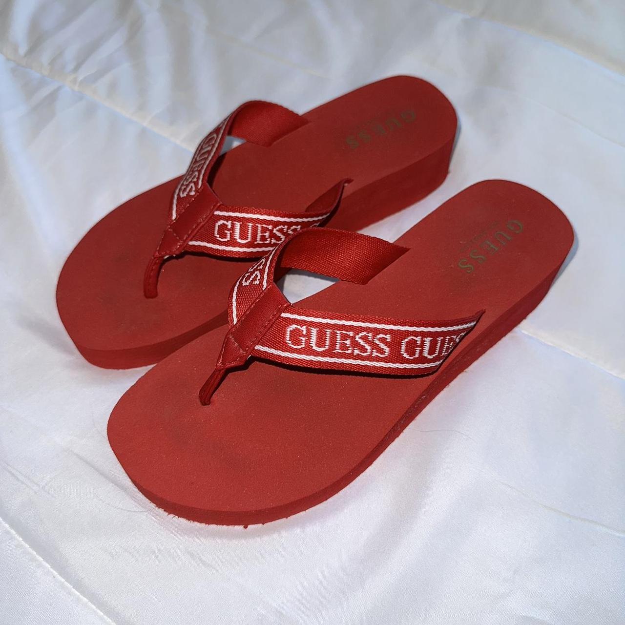 GUESS originals platform sandals SIZE 7 Fits Depop