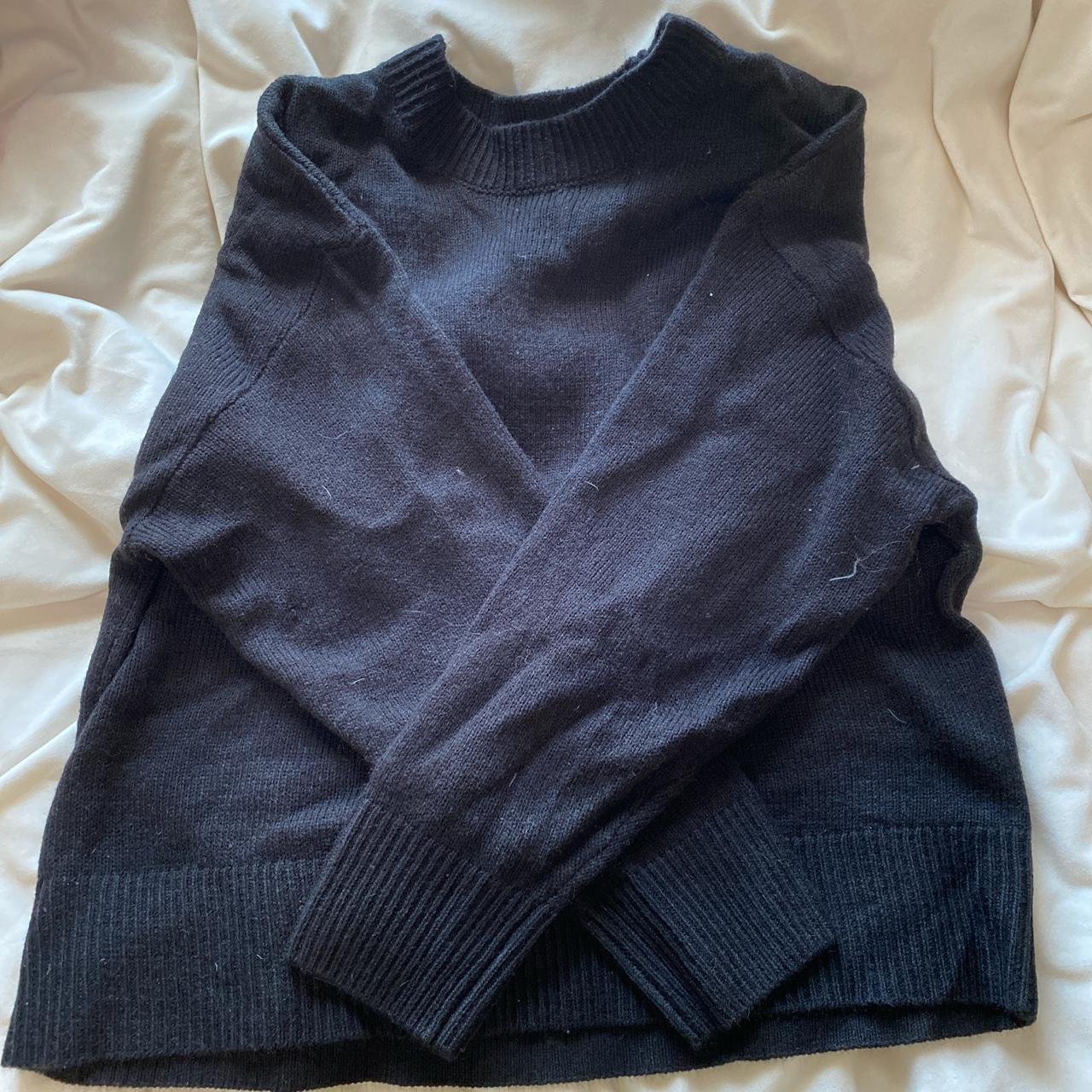 H&M Women's Black Jumper Depop