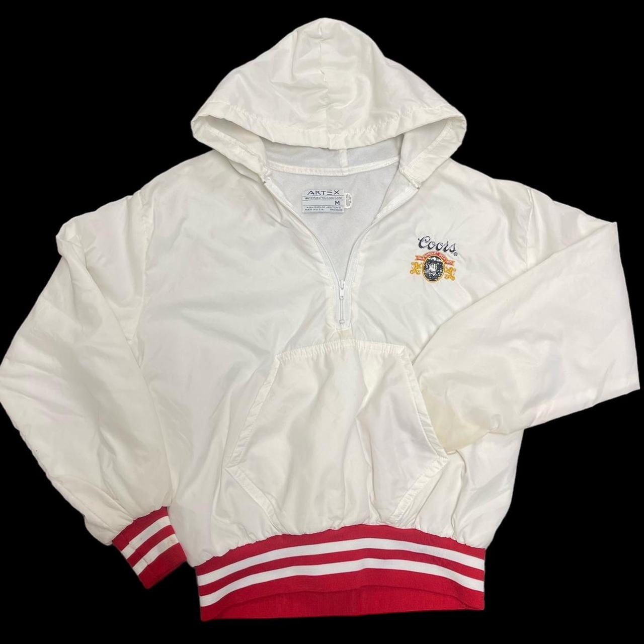 80s Coors Banquet Quarter zip Size tagged Medium... Depop