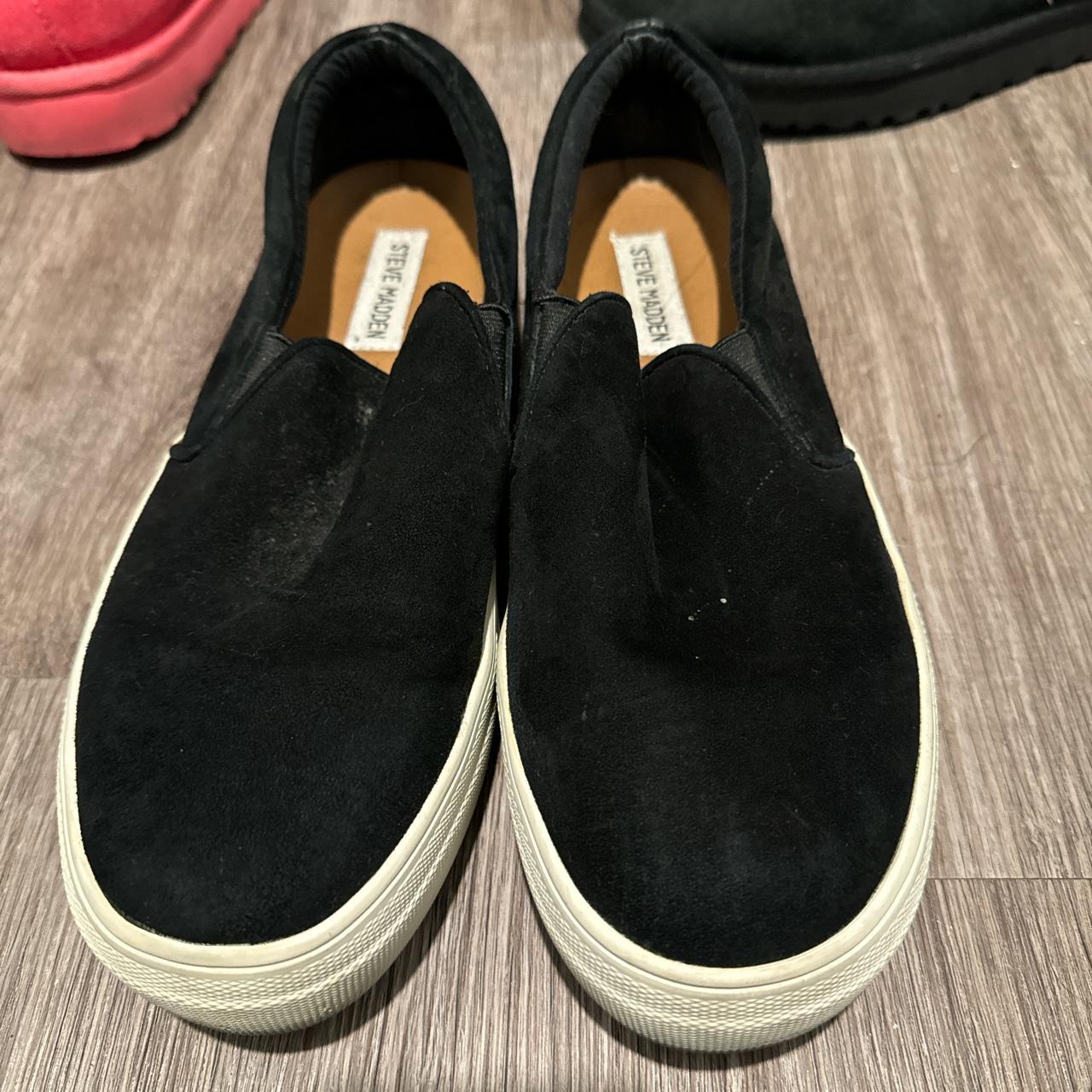 black steve madden flats - Depop