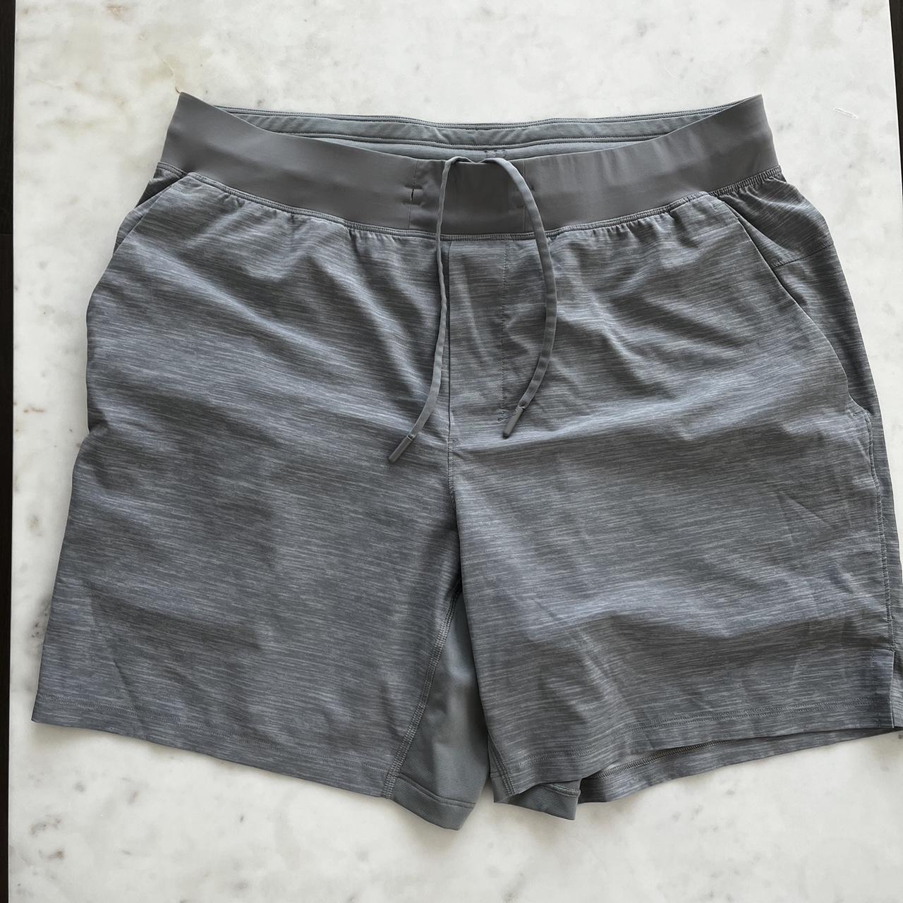 Lululemon Men's Grey Shorts Depop
