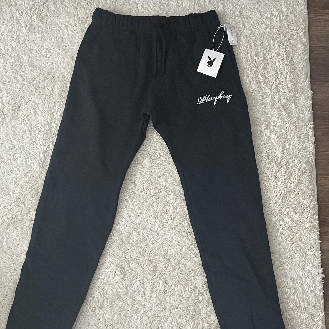 Playboy Men's Black Joggers-tracksuits | Depop