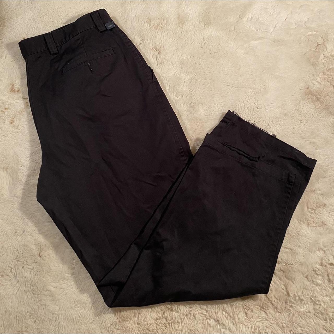 Dockers Men's Black Trousers | Depop