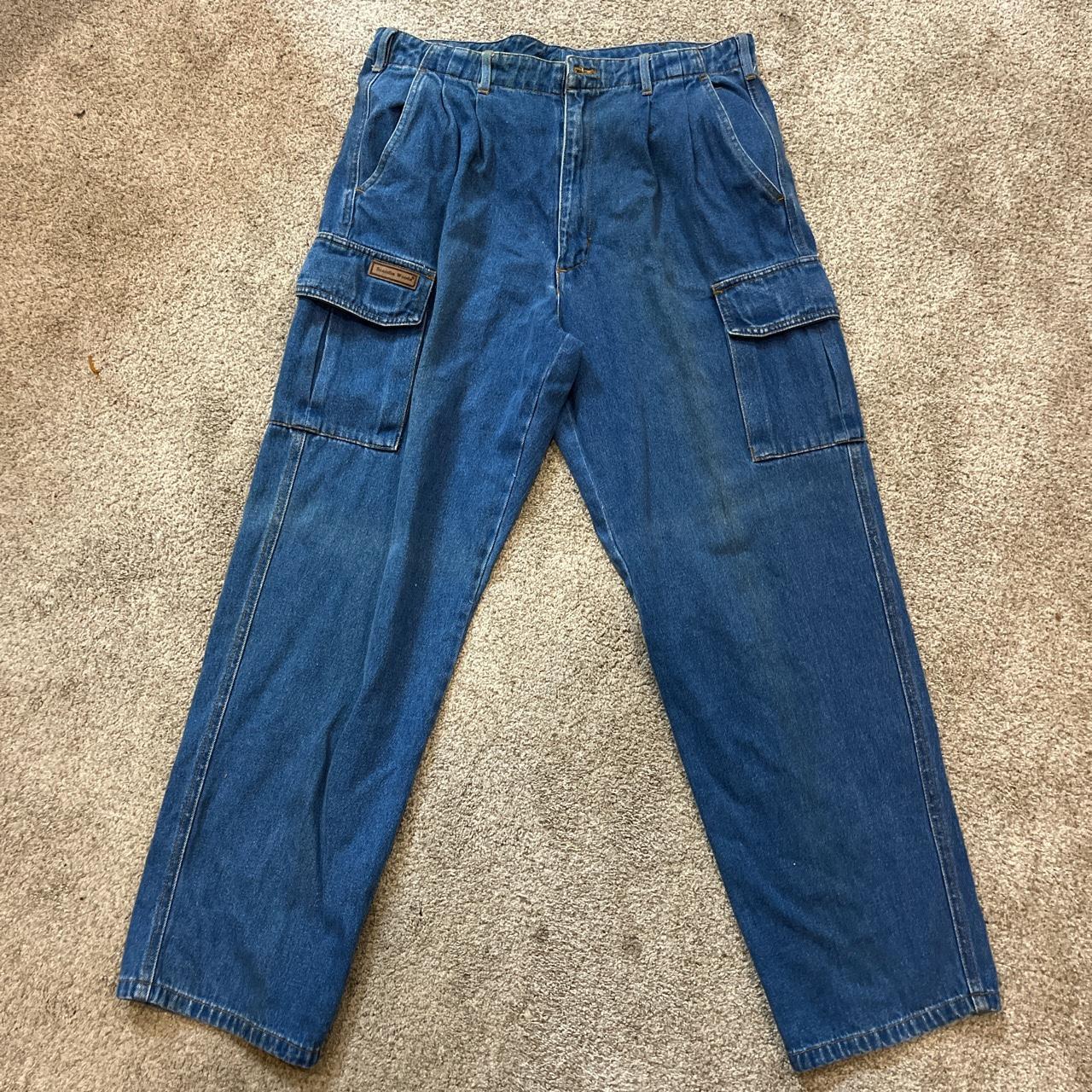 Scandia woods work jeans, made in Indonesia, no... - Depop
