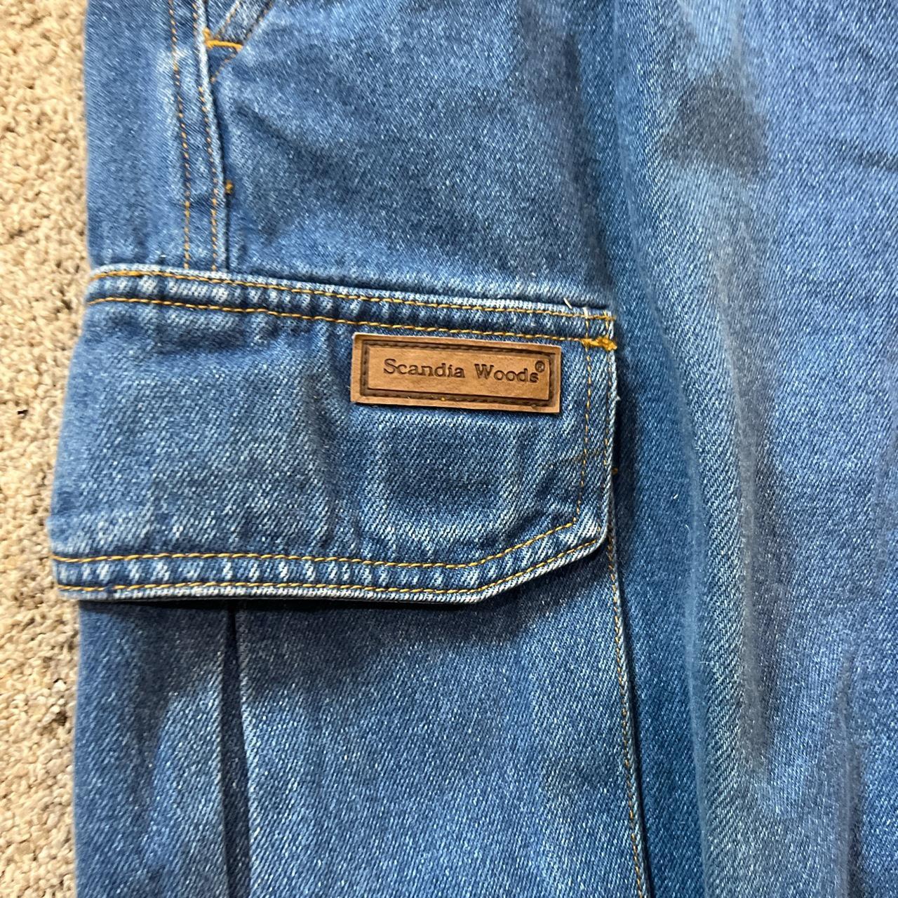 Scandia woods work jeans, made in Indonesia, no... - Depop