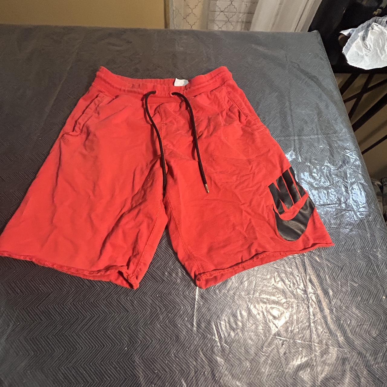 Red Nike shorts new* - Depop