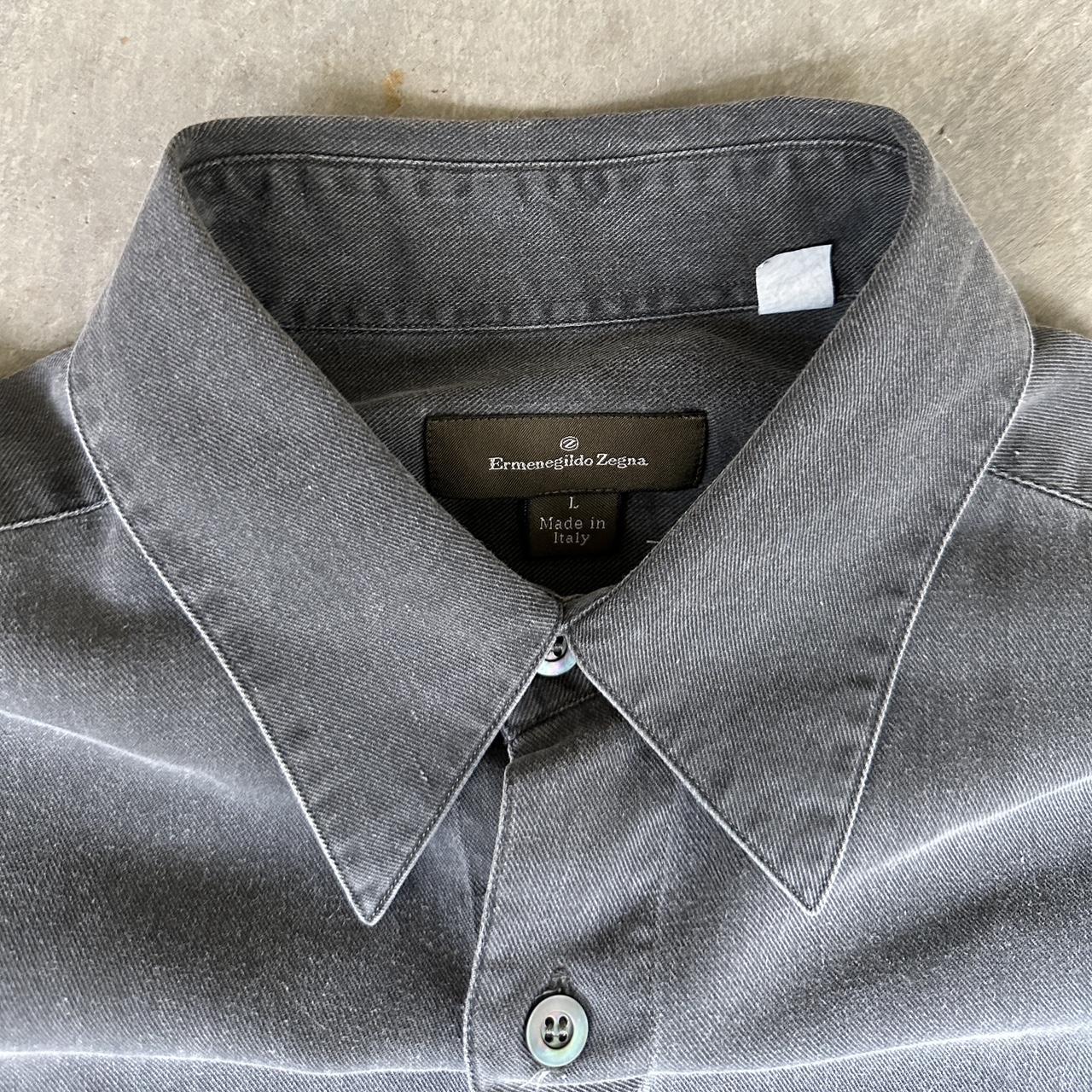 Ermenegildo Zegna Men's Grey Shirt (3)