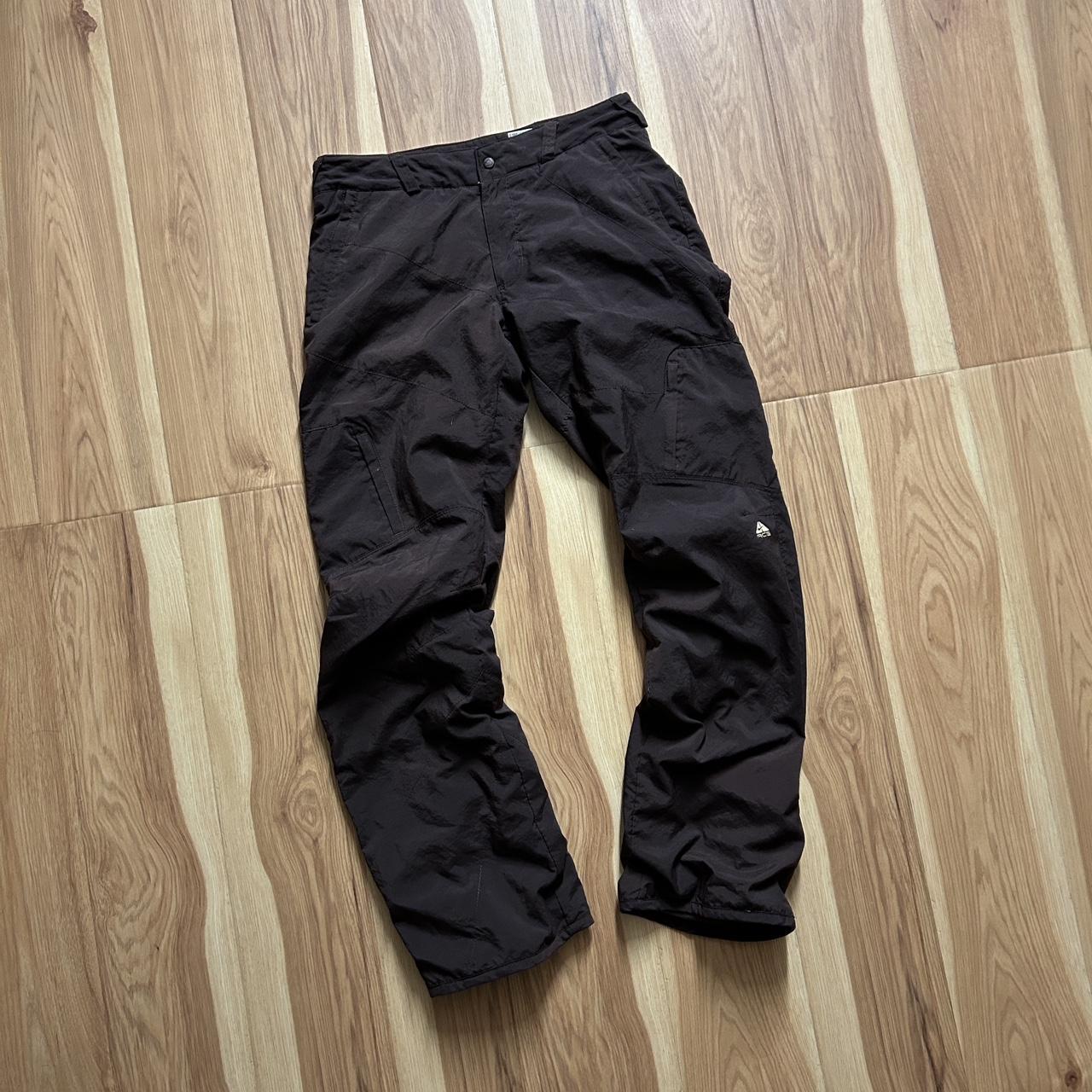 Nike ACG Snowboarding pants, rare brown Nike acg... - Depop