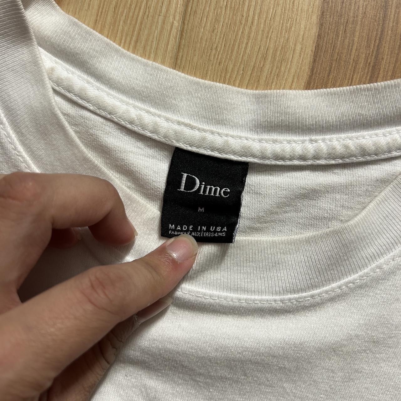 Dime Men's White T-shirt (5)