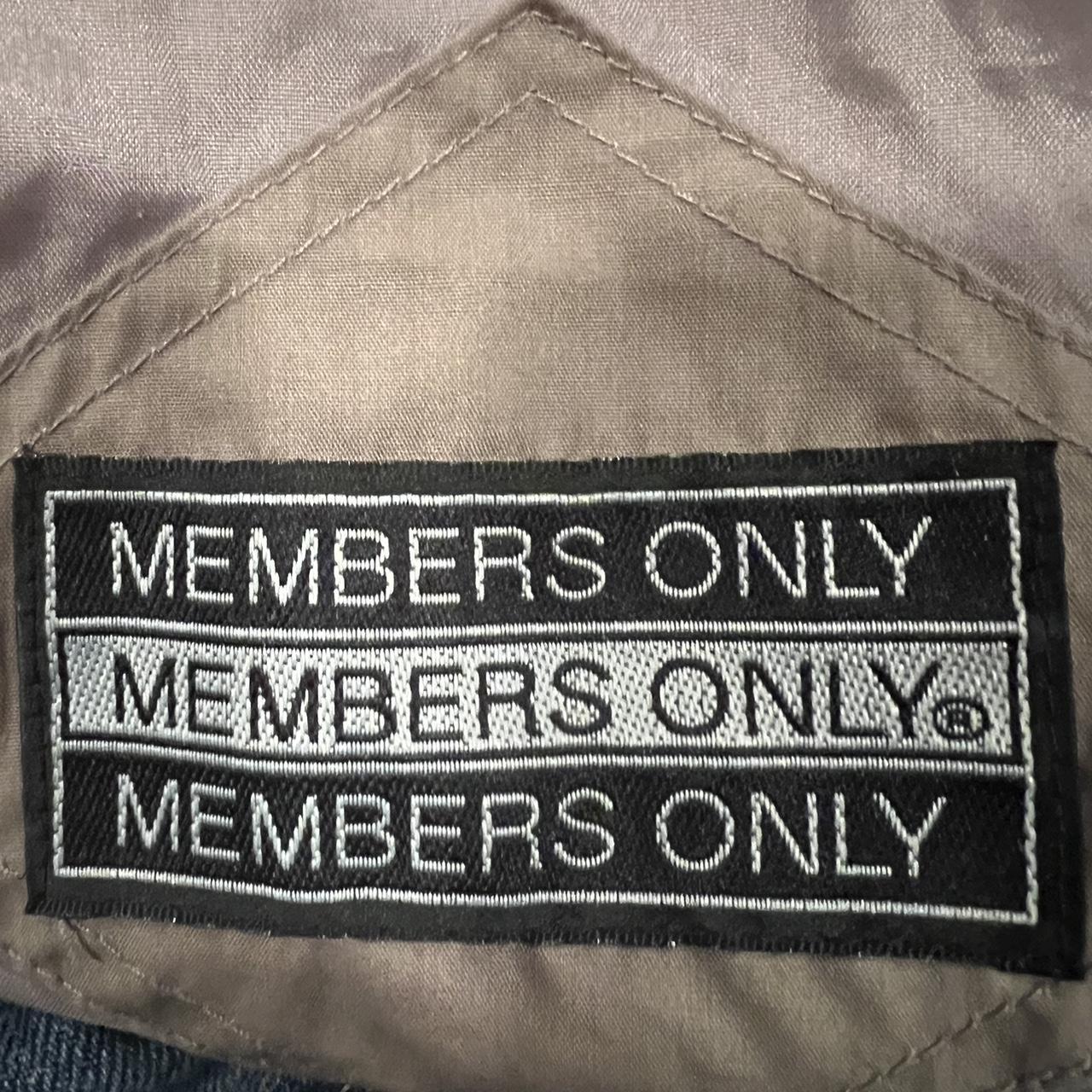 Members Only Men's Tan Jacket | Depop