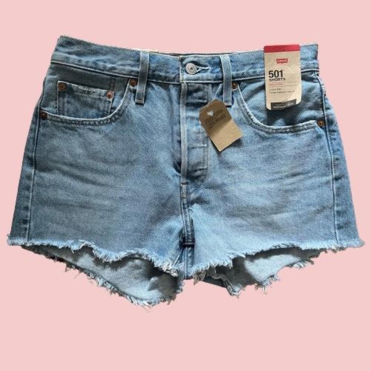 Levi's high hotsell rise denim shorts