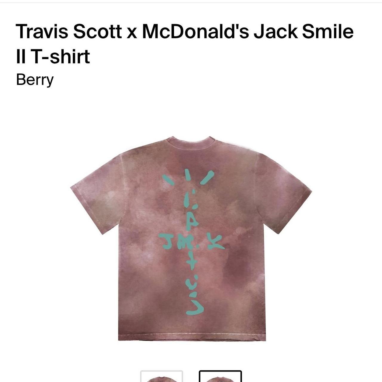 Travis Scott Jack Smile T-shirt Ii in Pink for Men