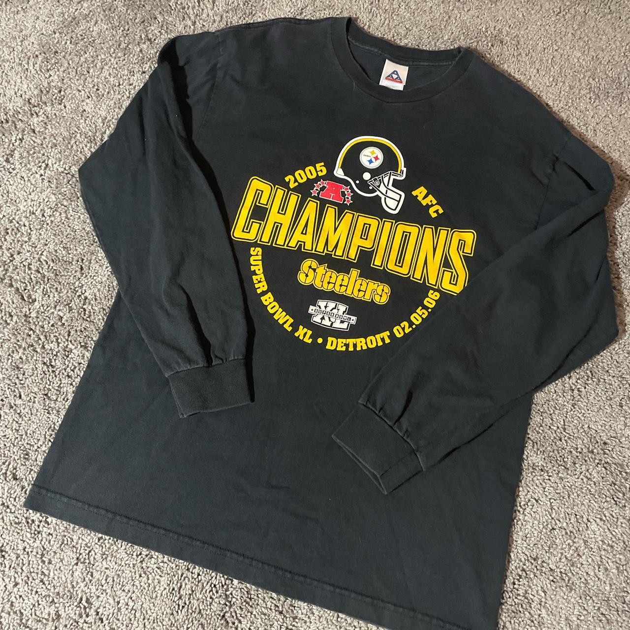 TShirt- Pittsburgh Steelers 2005 AFC champs - clothing