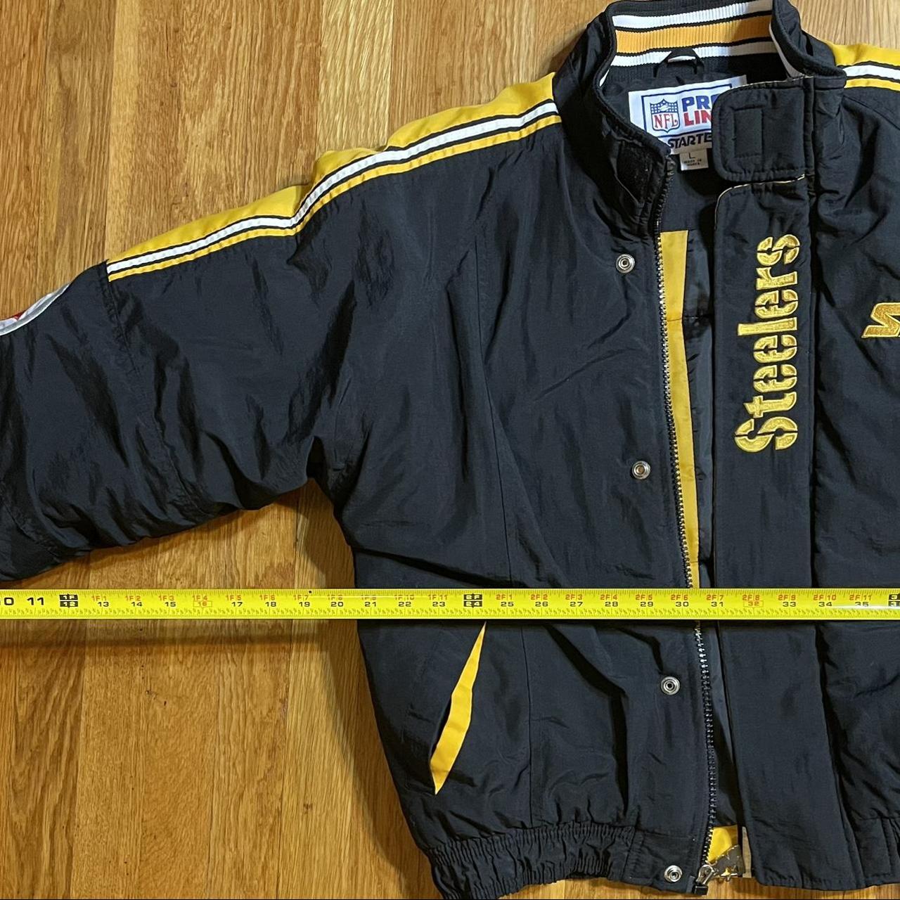 Vintage Pittsburgh Steelers Starter Puffer Jacket - Depop