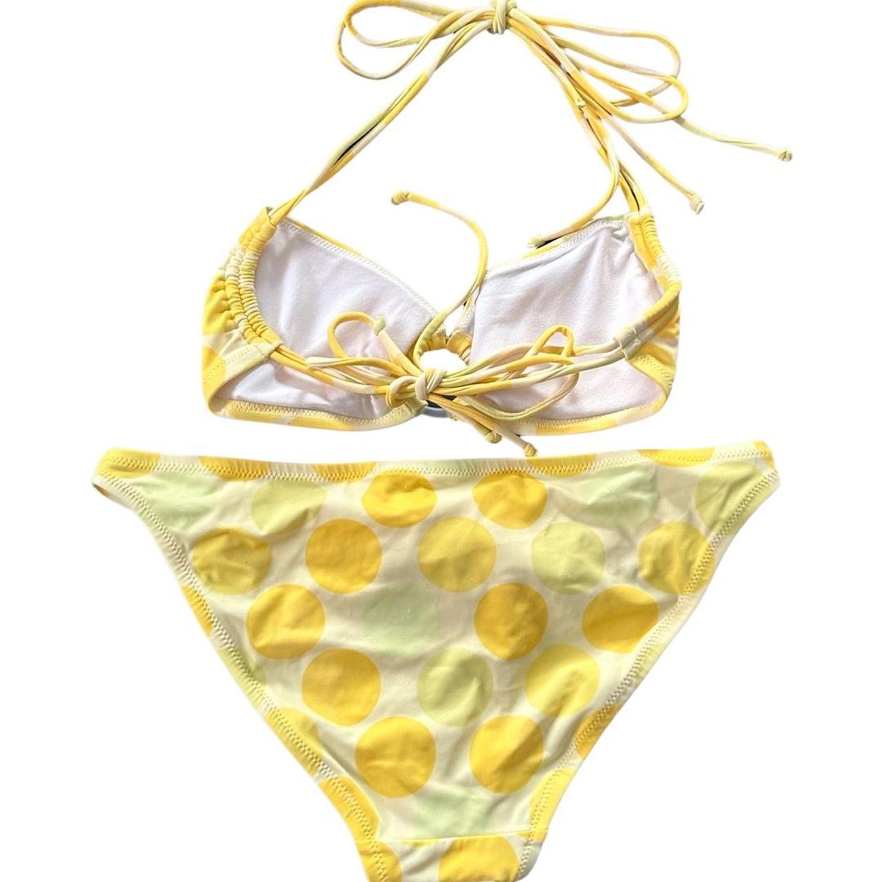 Vintage Victoria's Secret Yellow Bikini. Size S. - Depop