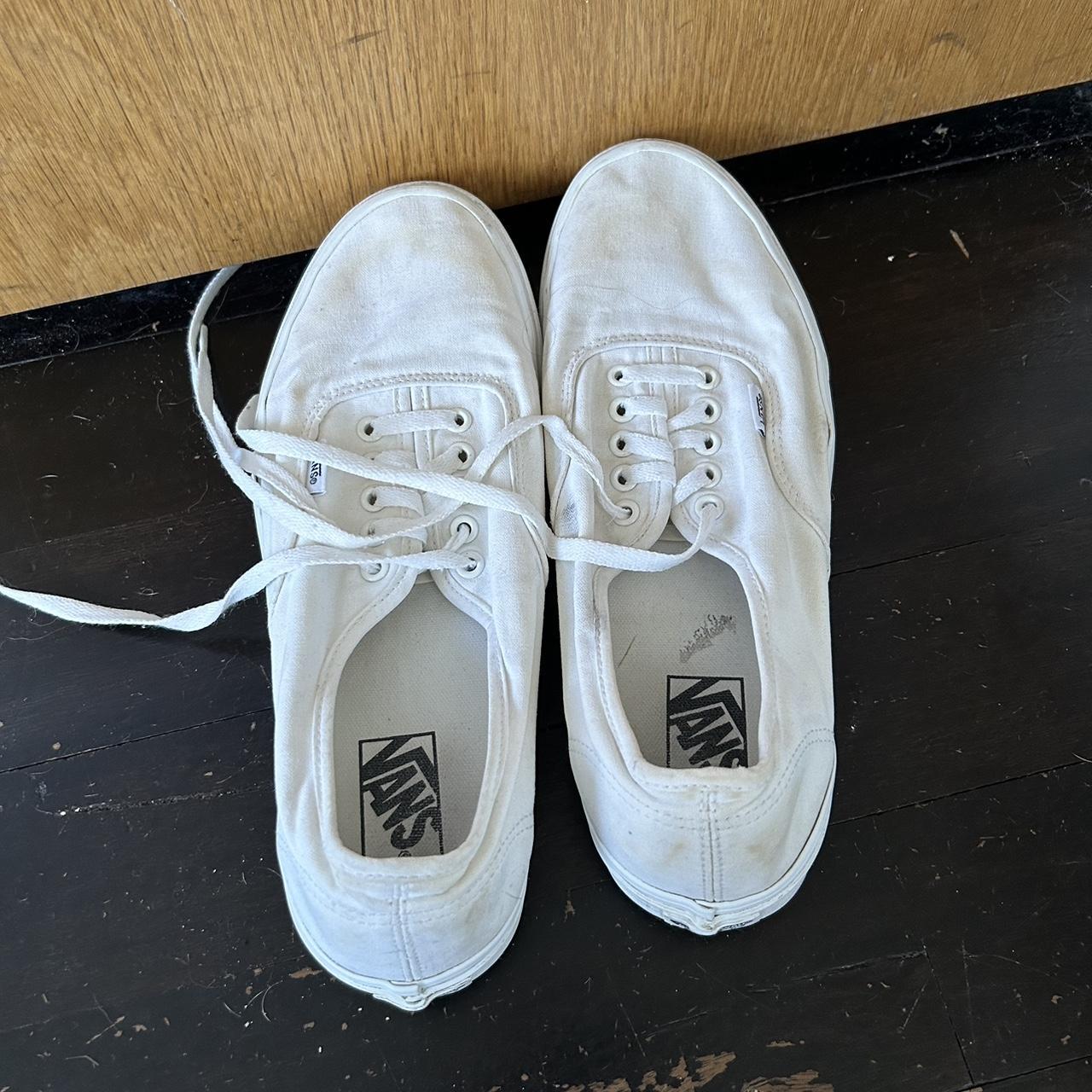 White vans UK 10 US 11 - Depop