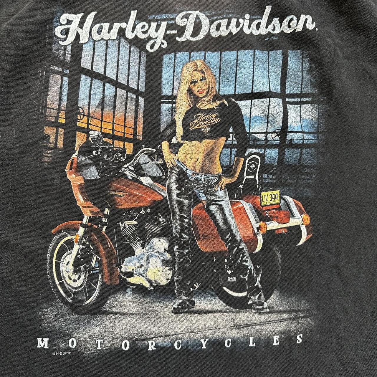 Vintage Harley Davidson high quality Pin-Up shirt