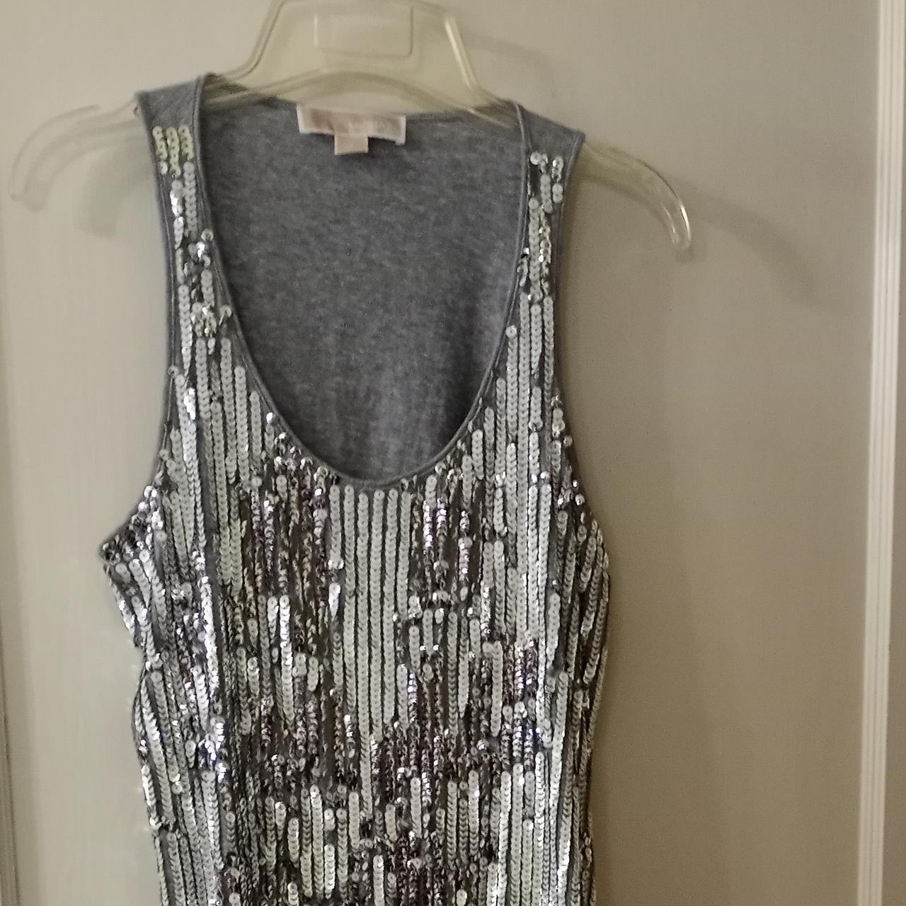 Michael kors deals vest womens silver