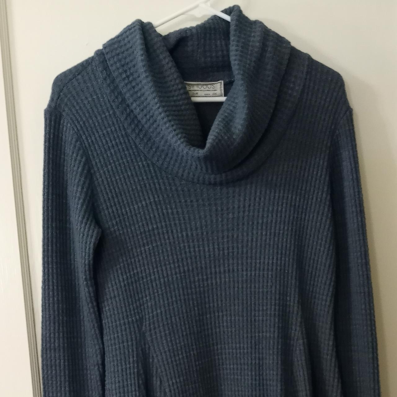 Sinuous Waffle Weave Cowl Neck Top - size small ... - Depop