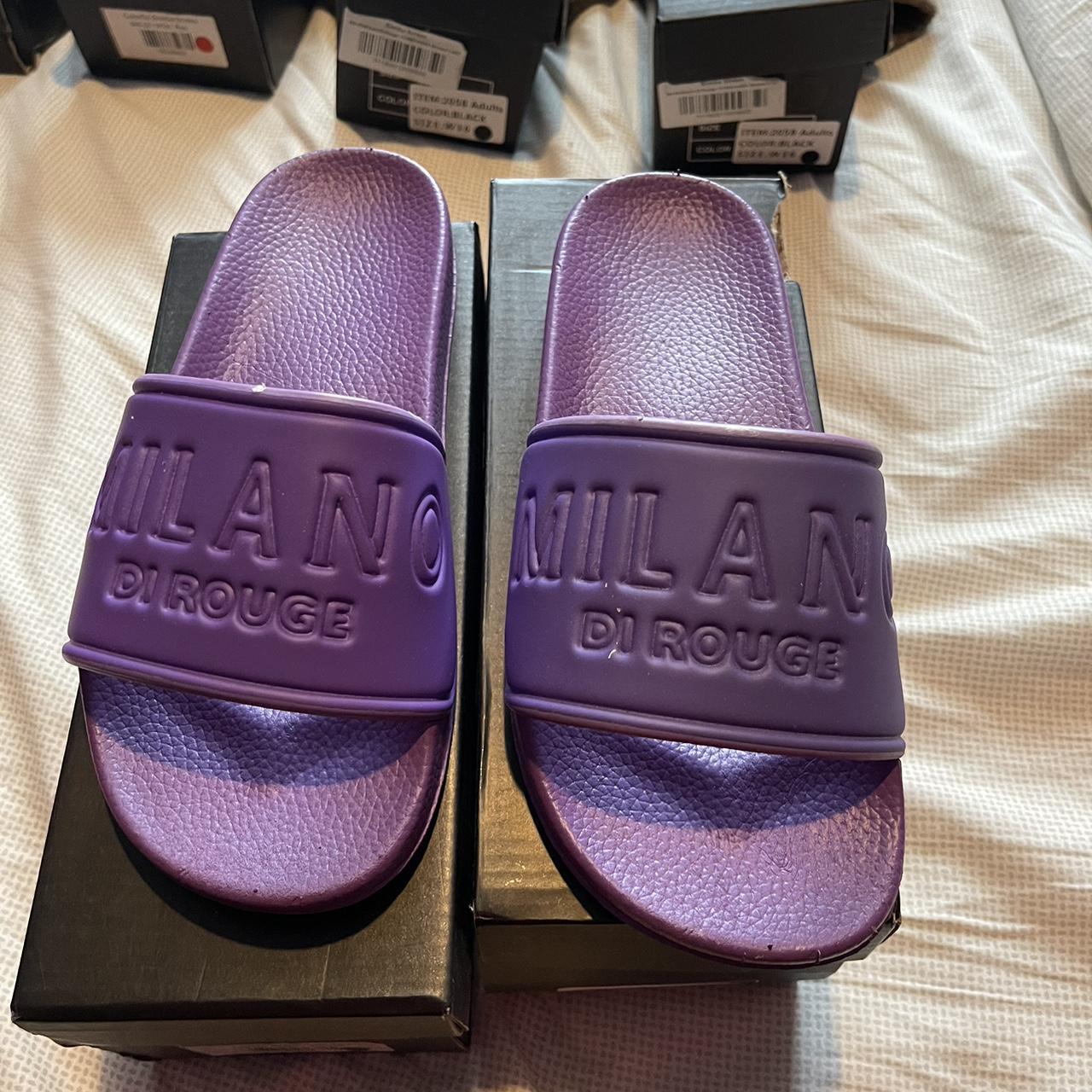 Jordan purple online slides