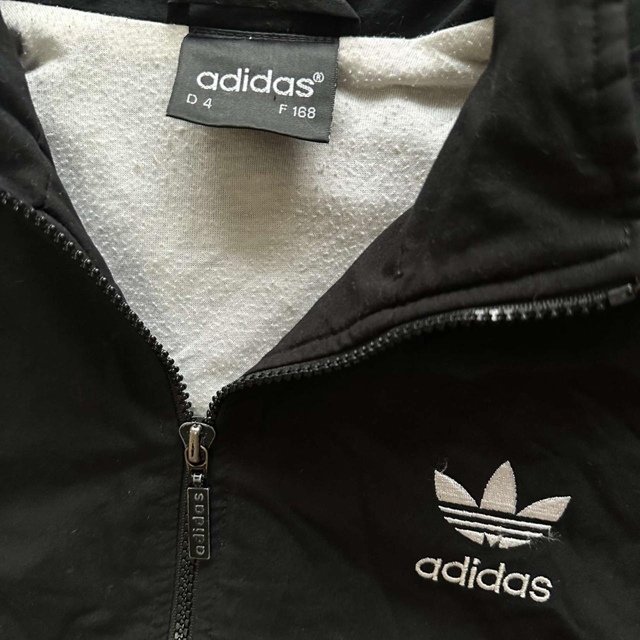 Black adidas zip... - Depop