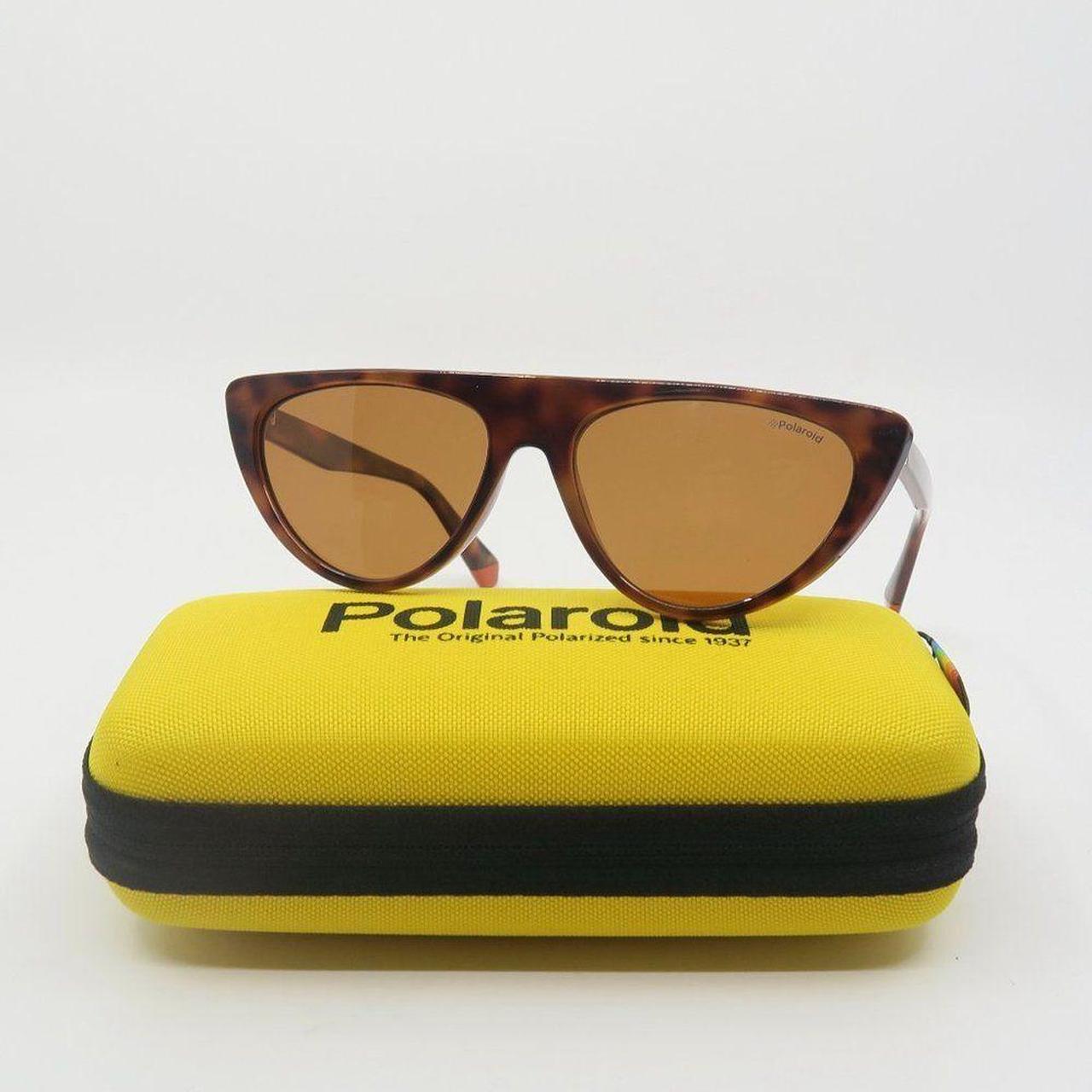 Polaroid Women's Brown Sunglasses Depop