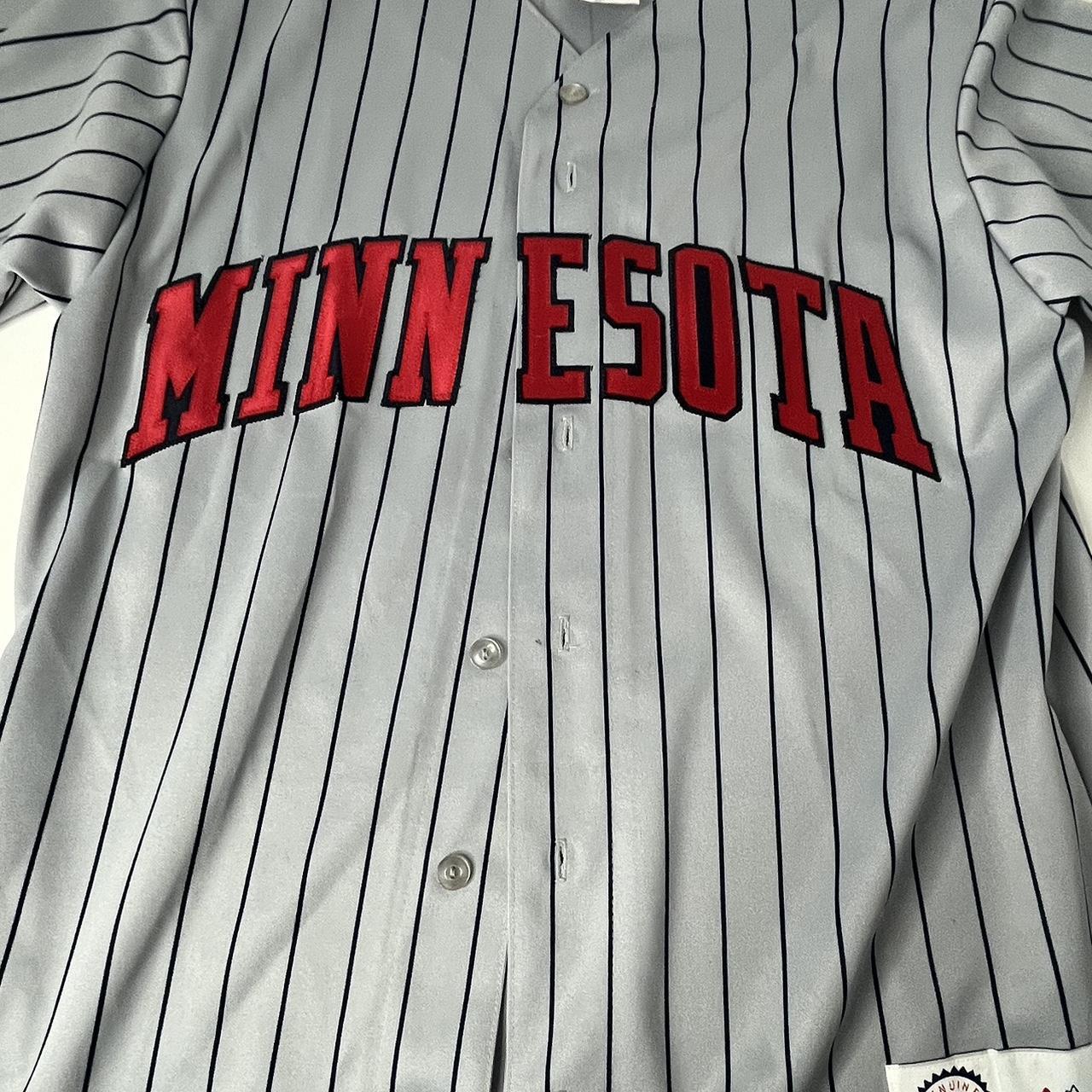 Twins baseball Jersey super dope jersey size medium - Depop