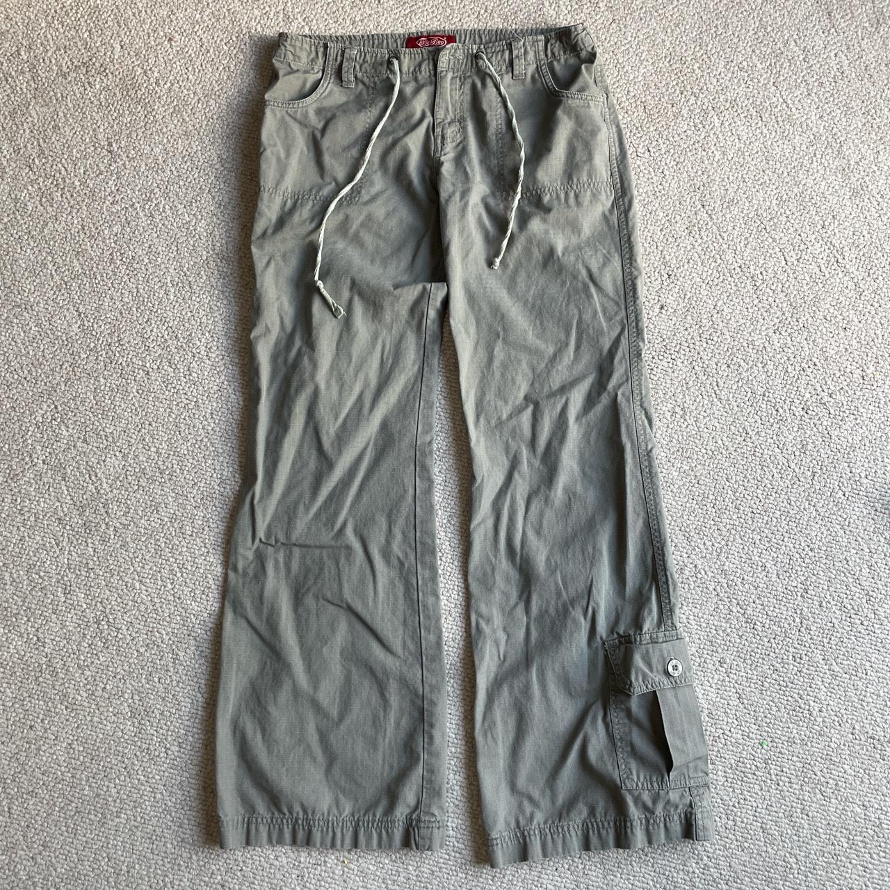 BeBop Women's Khaki Trousers | Depop