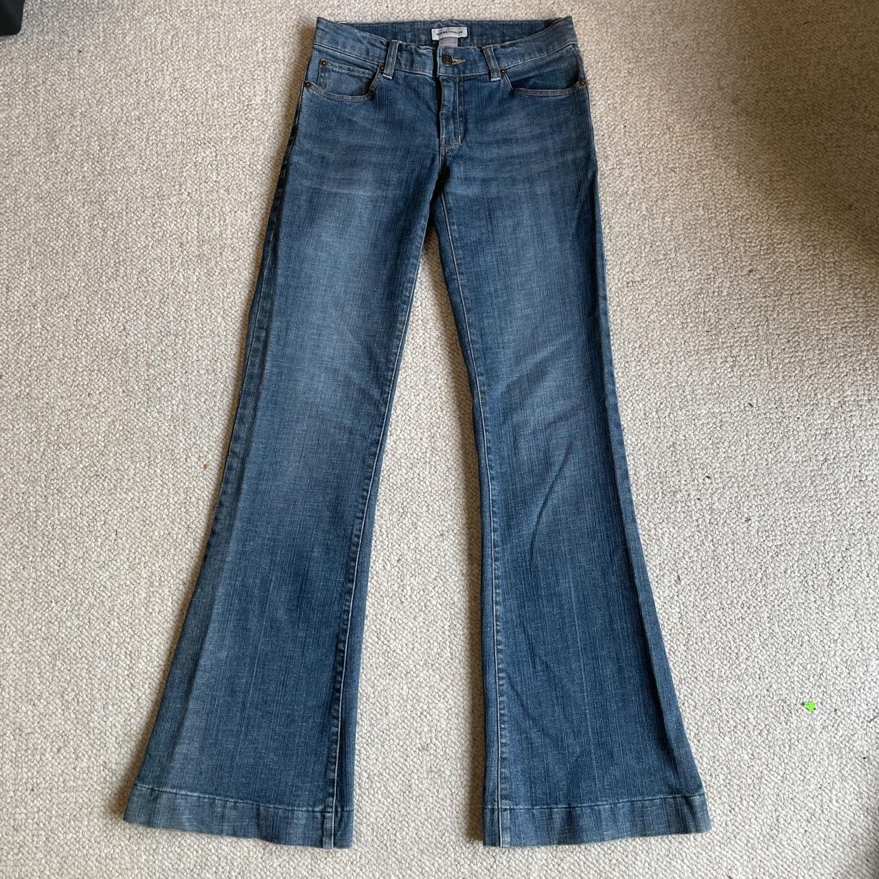 Warehouse Women's Blue Jeans | Depop