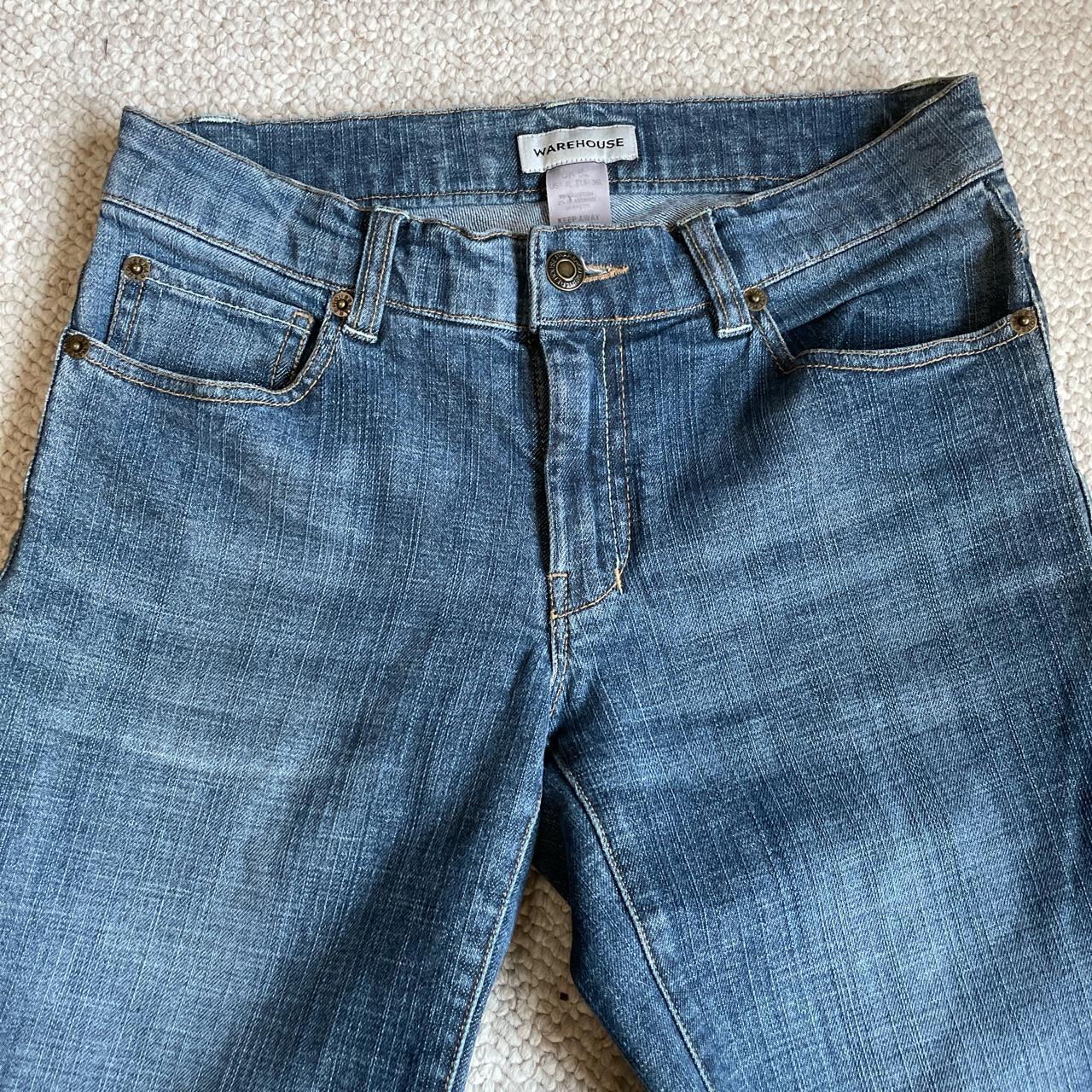 Warehouse Women's Blue Jeans | Depop