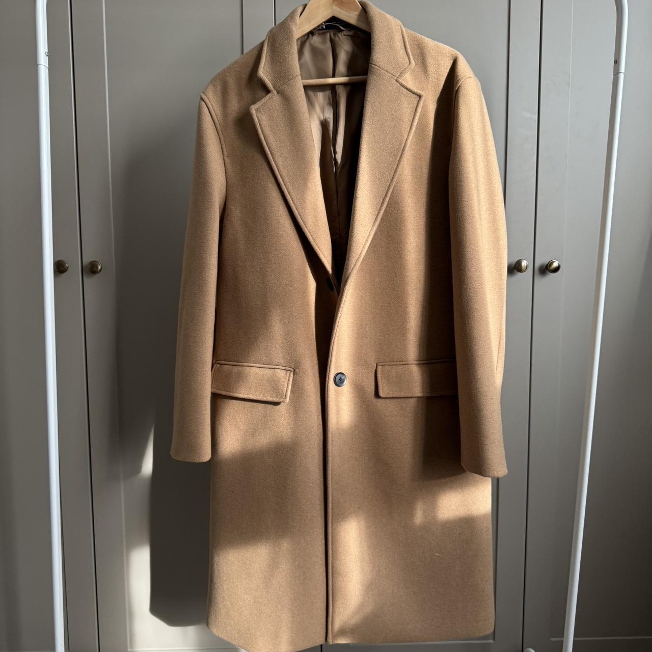 Zara Brown/Tan hotsell Coat Size Medium Like New