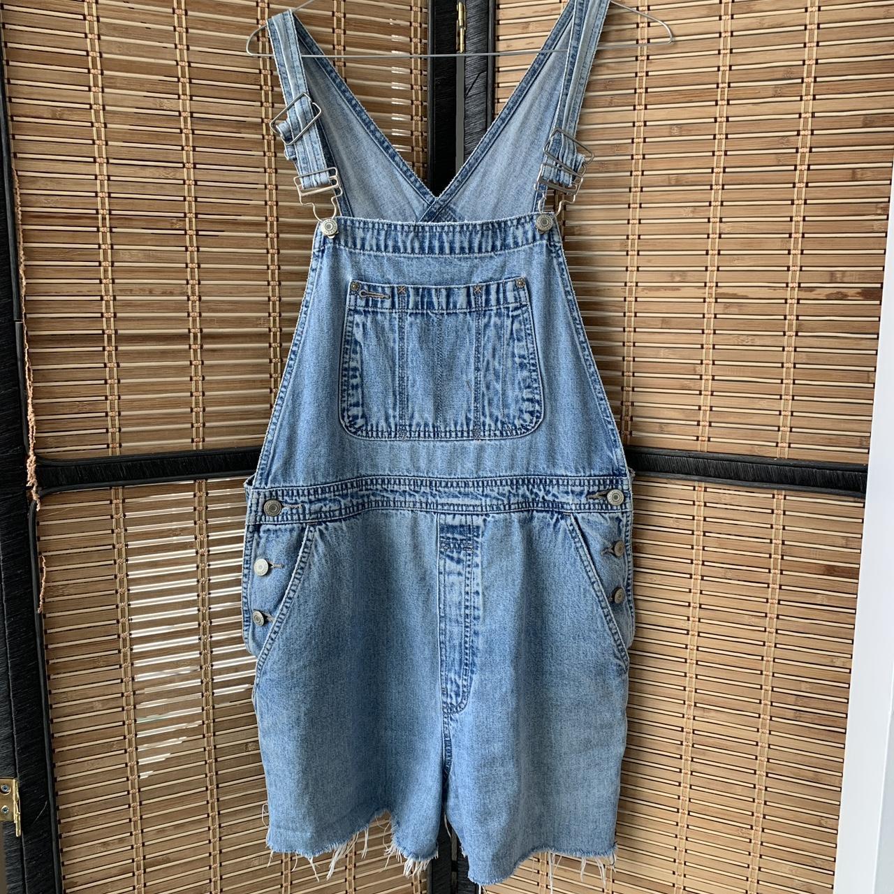 Gap Women's Blue Dungarees-overalls | Depop