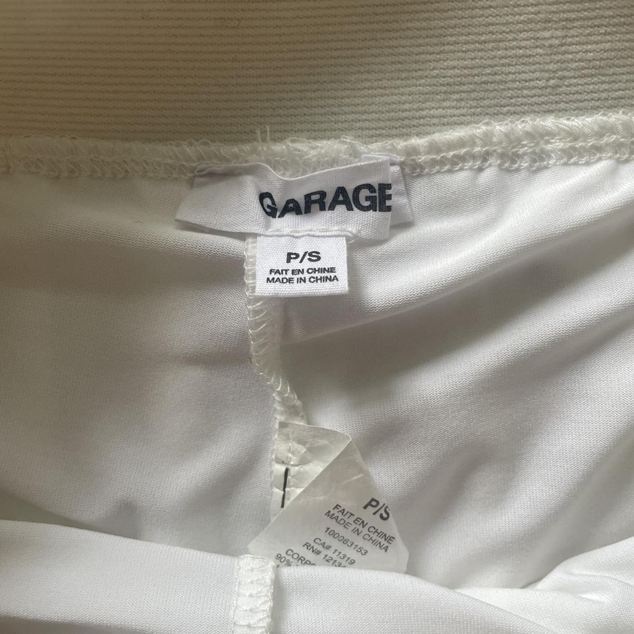 Garage Women's White Skirt Depop
