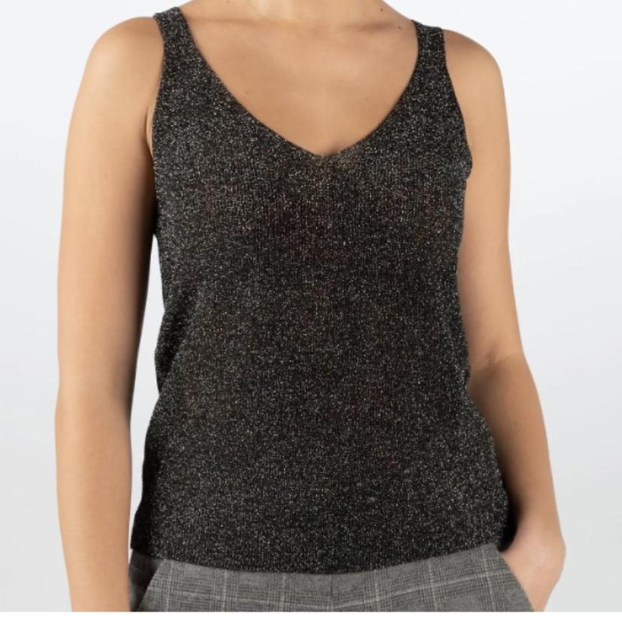 Sparkly Mesh Tank Top FREE SHIPPING! 🖤 Super... - Depop