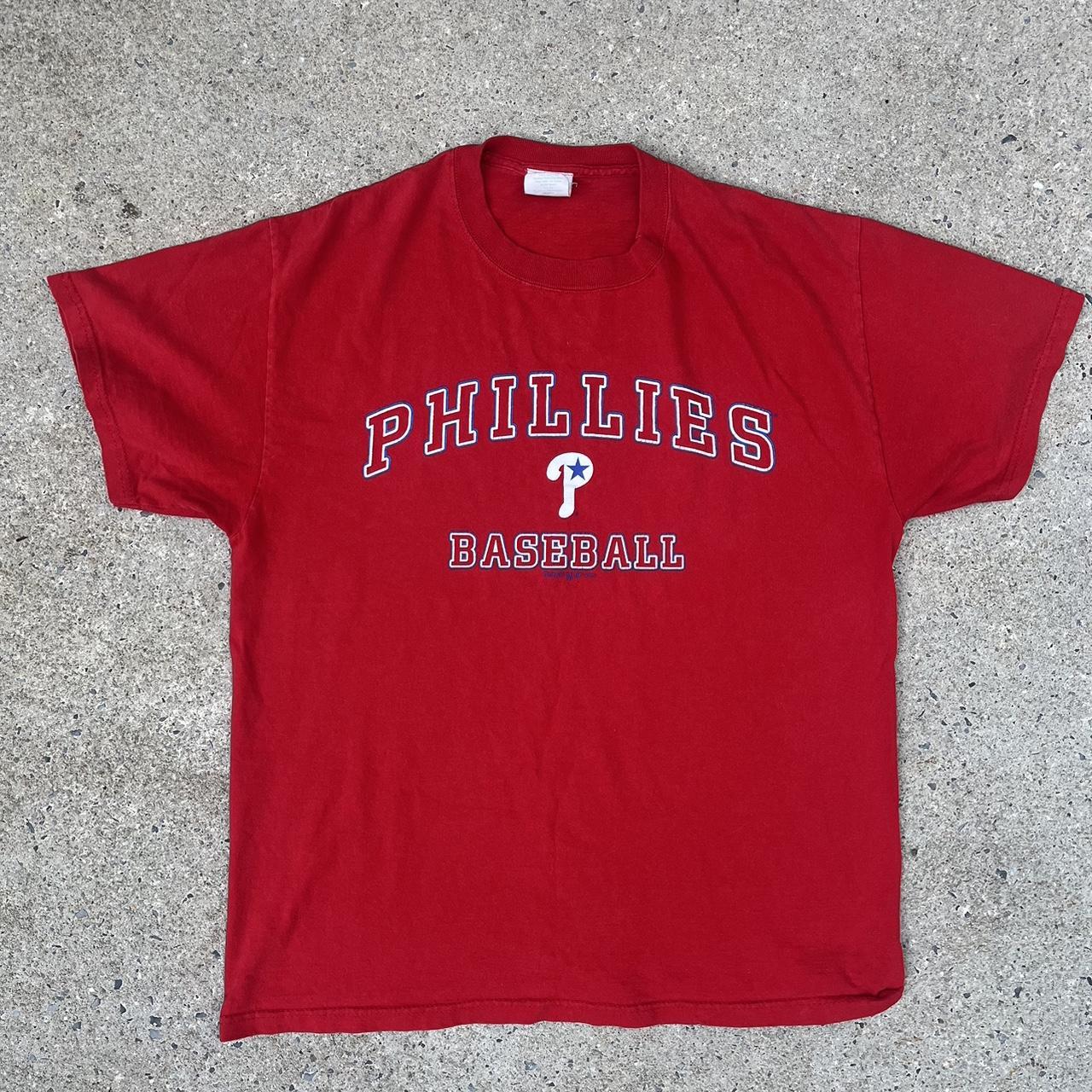 Nike Phillies Tshirt Dri-fit Size large No - Depop