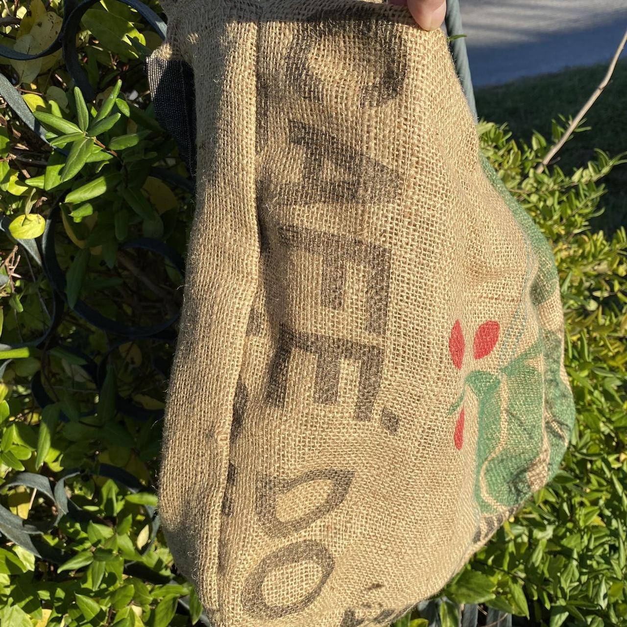 Repurposed burlap sales coffee bags