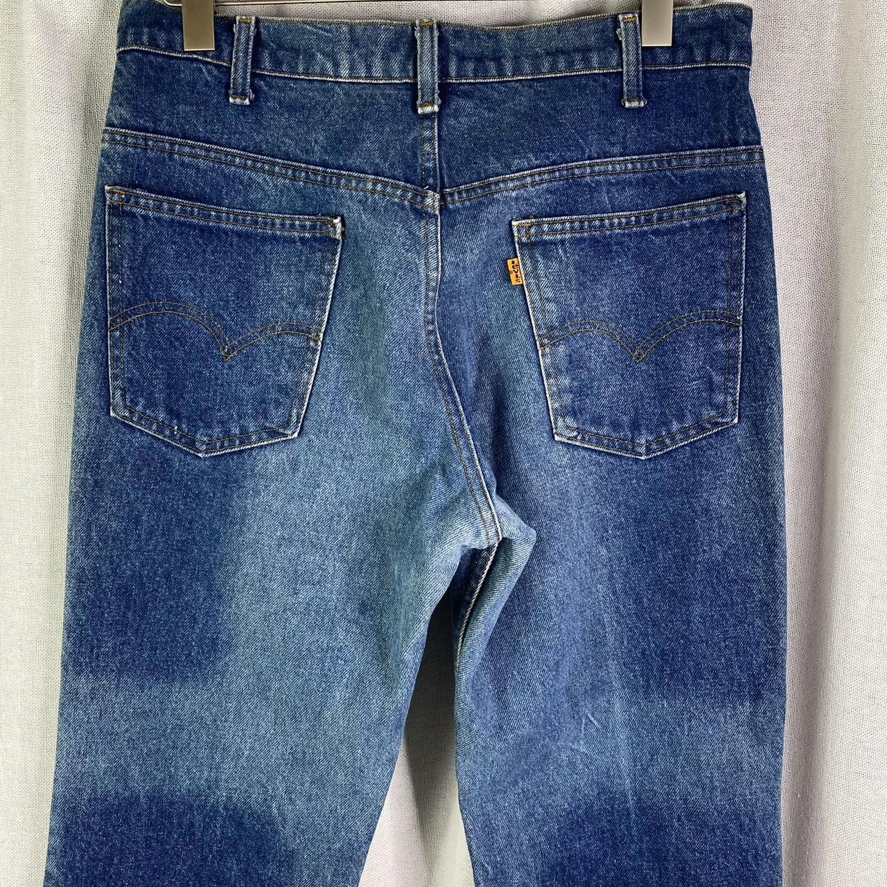 Vintage Levis Jeans Orange Tab 34x34 684 Super... - Depop