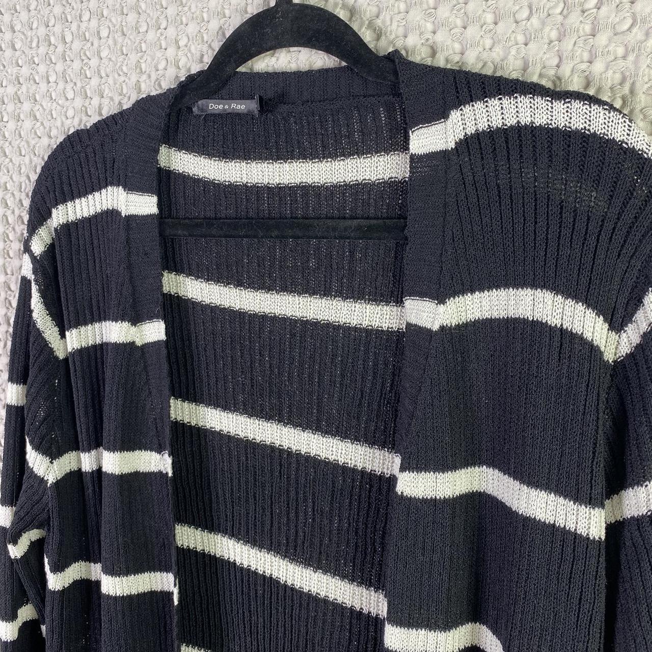 Doe and rae striped cardigan hotsell