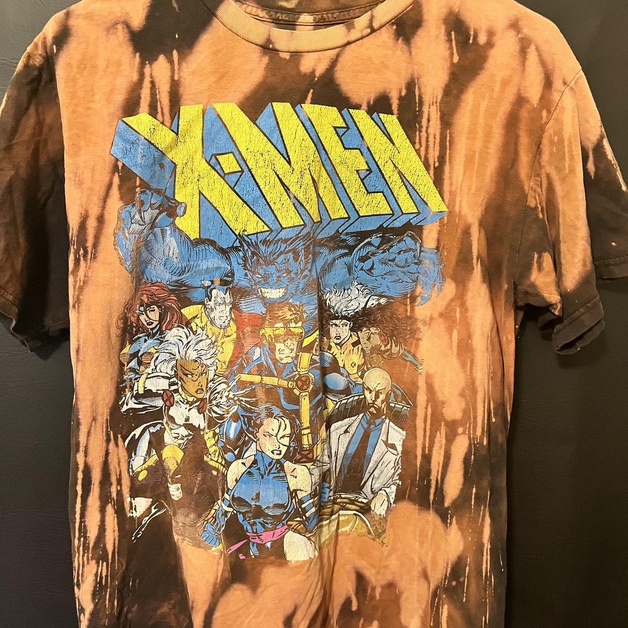 Rare Vintage 90 s X Men bleached shirt found in Depop