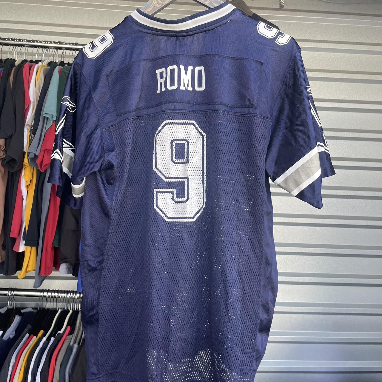 Vintage Rebook NFL Dallas Cowboys Tony Romo Jersey - Depop