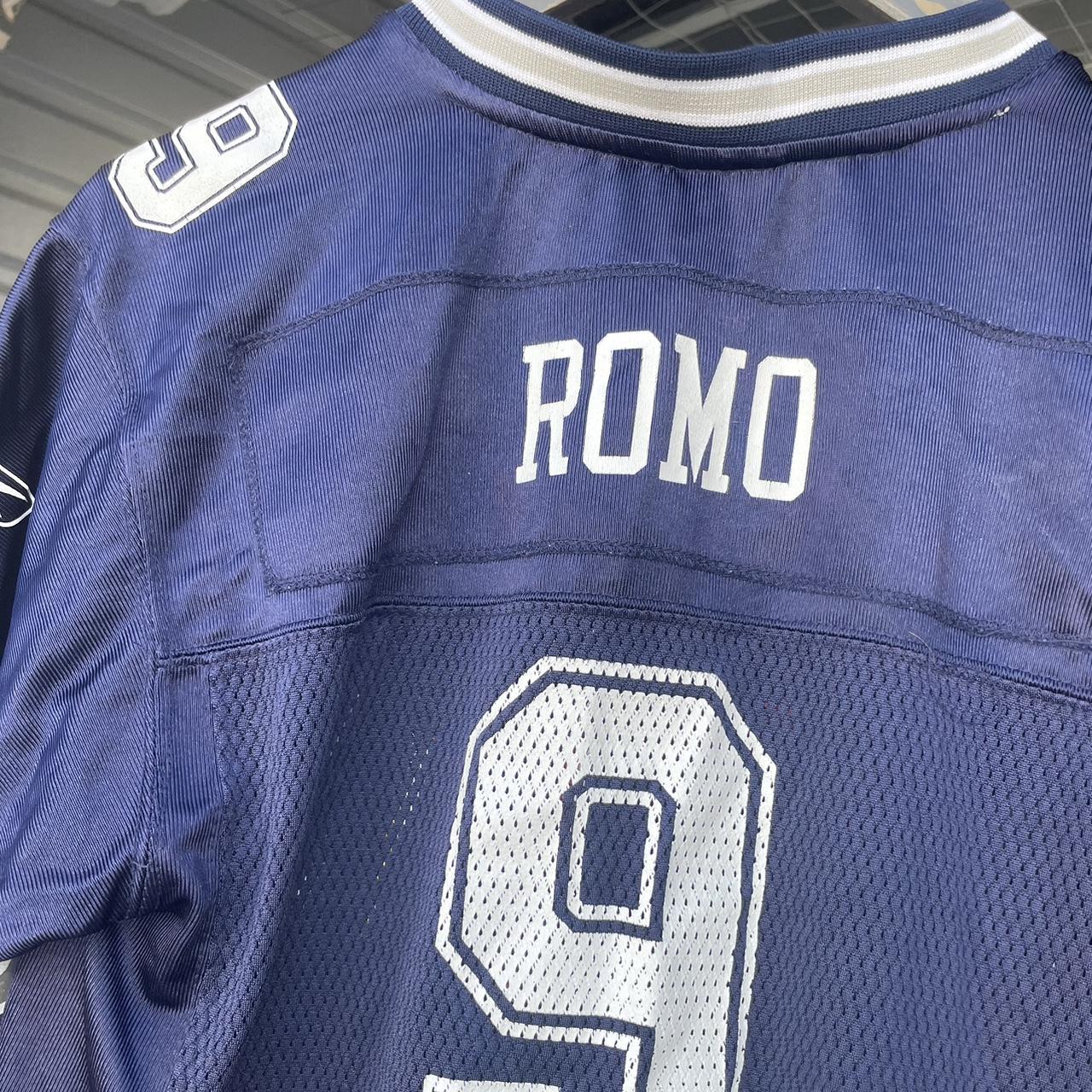 Vintage Rebook NFL Dallas Cowboys Tony Romo Jersey - Depop