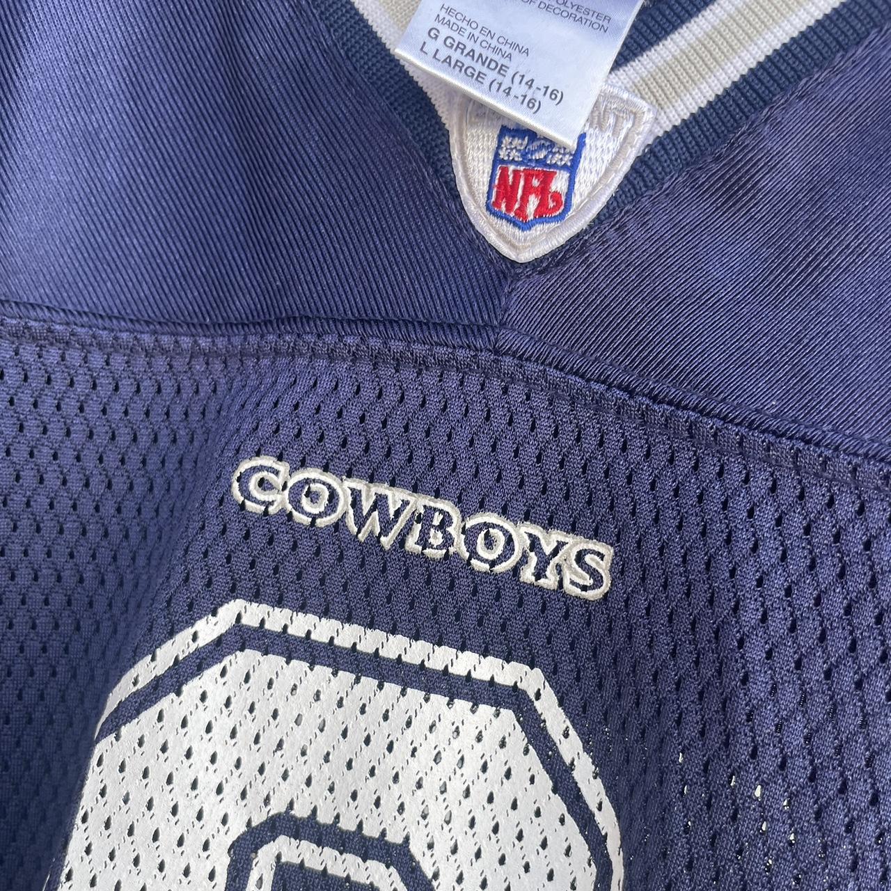 Vintage Rebook NFL Dallas Cowboys Tony Romo Jersey - Depop