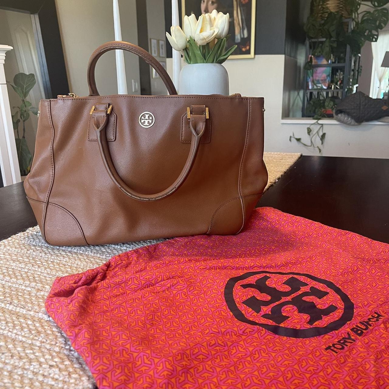 Eleanor leather crossbody bag in brown - Tory Burch | Mytheresa