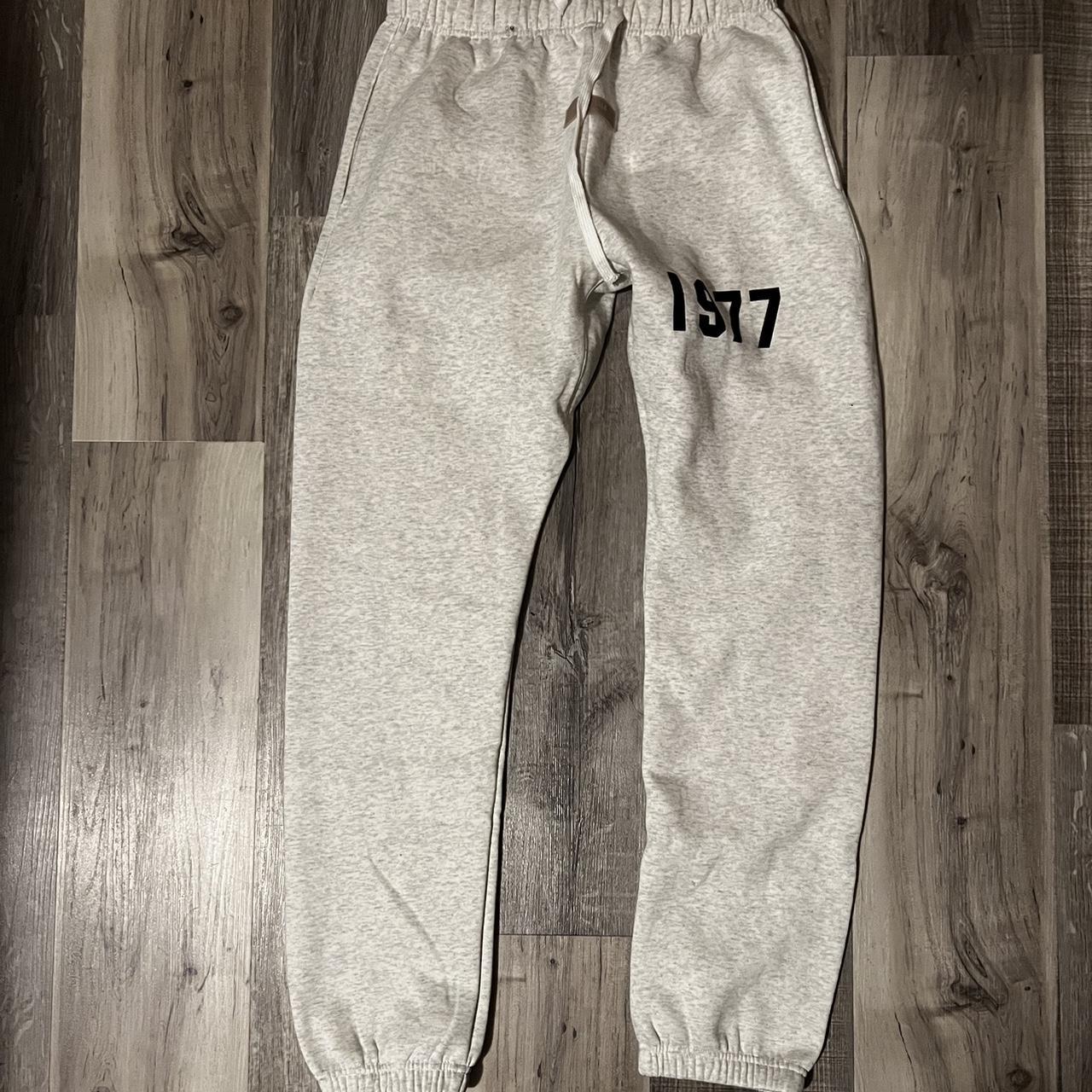 Essentials Fear Of God, Joggers Oatmeal Grey. Warm... - Depop