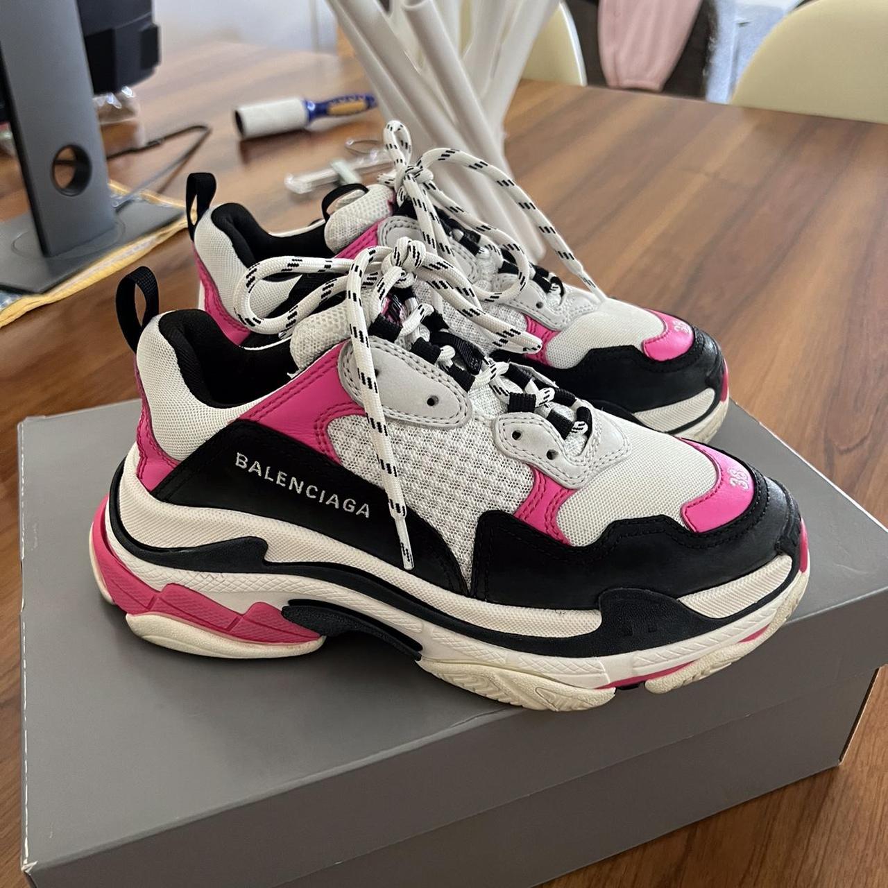 Women's Balenciaga Triple S Pink Balenciaga Sneakers