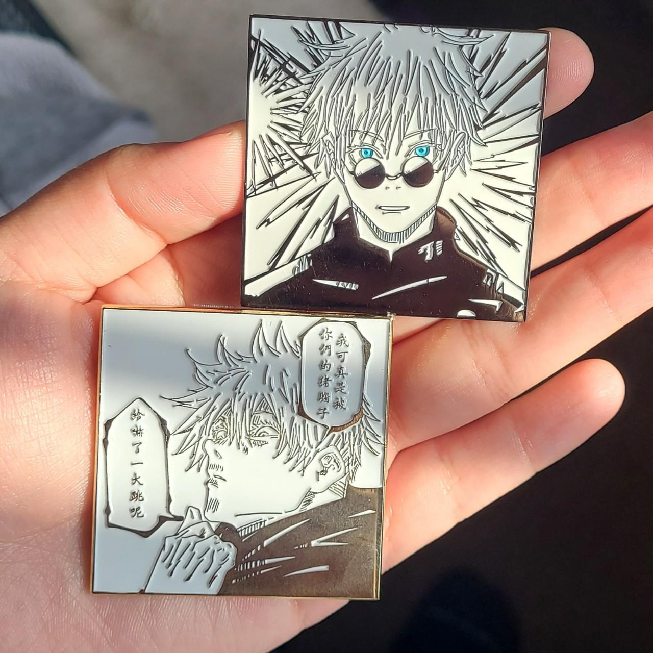 Gojo Satoru enamel authentic pin, jujutsu kaisen pin