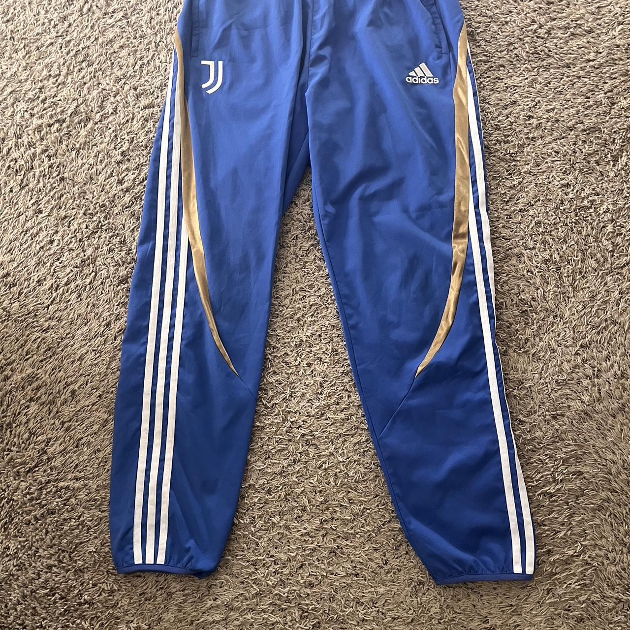 Adidas Juventus track pants Size M Light blue with... Depop