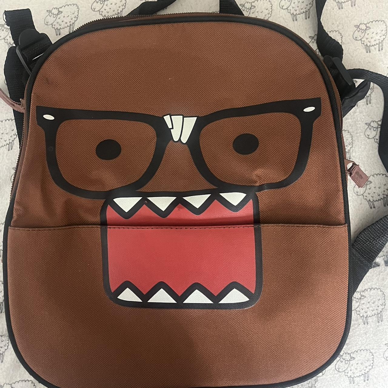 Domo kun backpack - : Like new: small minor flaw... - Depop